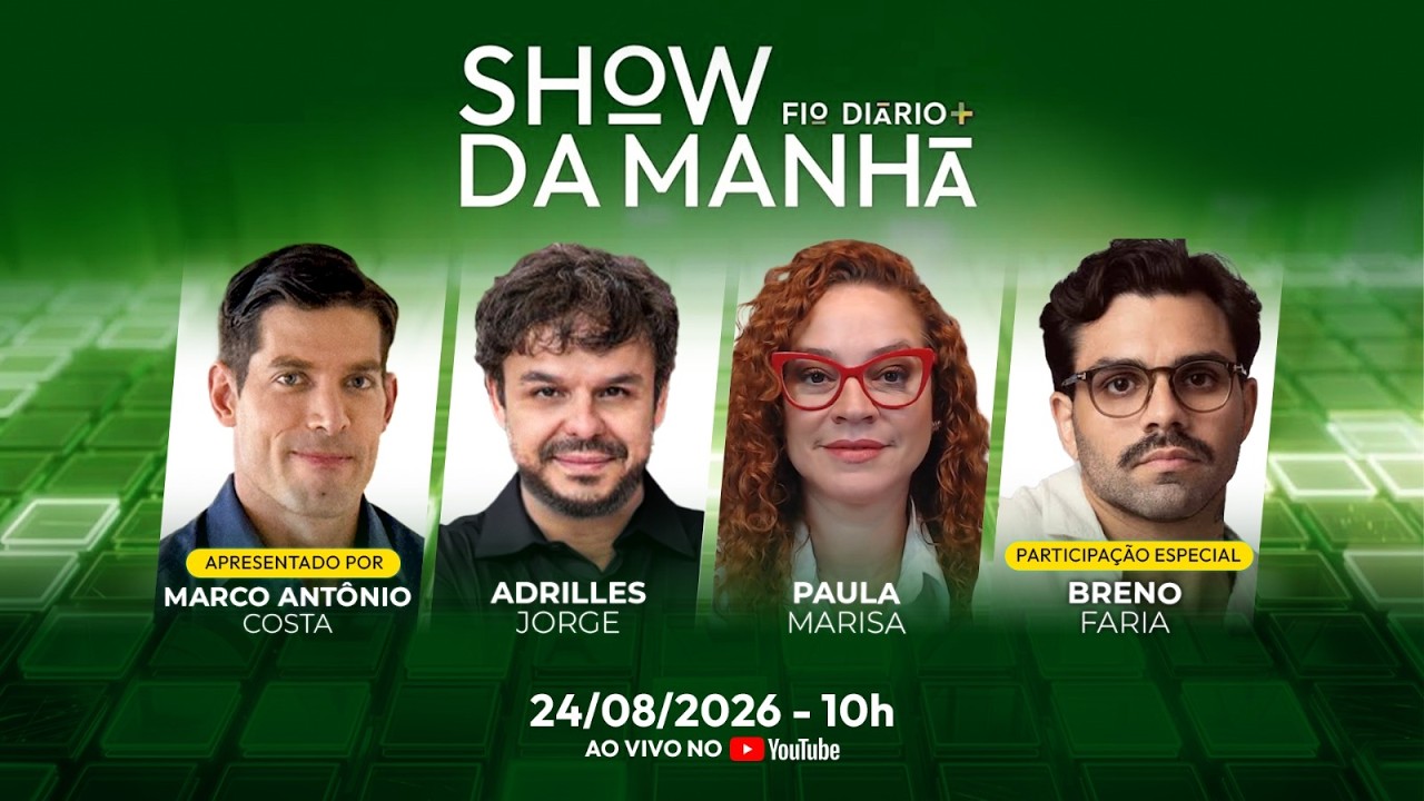 SHOW DA MANHÃ - EUA CONTESTAM DOCUMENTO, MORAES FALA EM CASSAÇÃO E LULA FOGE DO DEBATE | 24/08/2026