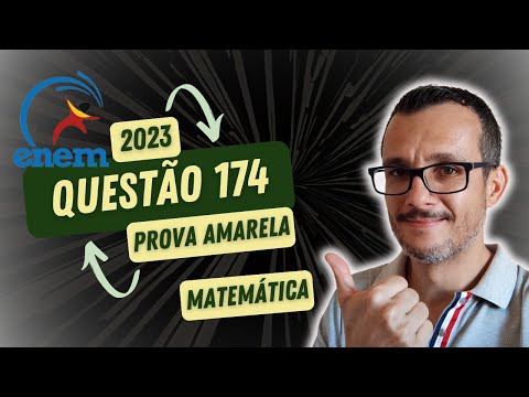ENEM 2023 - Matemática - Prova Amarela - questão 174 | Professor Zulin - TUDO É MATEMÁTICA BÁSICA