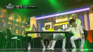 GOT7 &quot;A&quot; Stage @ Mnet M! Countdown 2014.07.17