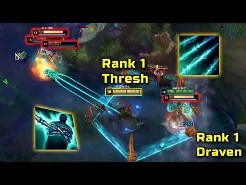 When World Best Thresh Duo with Rank 1 Draven