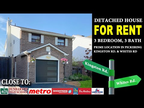 Detached House For Rent On A Prime Location In Pickering