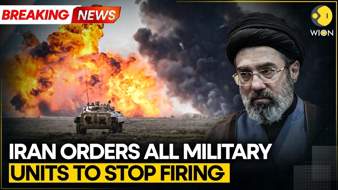 US-Iran War: Iran Orders All Units to Halt Fire After Trump’s Two-Week Truce | WION Breaking