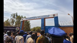 Koudougou : Emmanuel Tapsoba offre une clôture et des installations de la Gendarmerie nationale