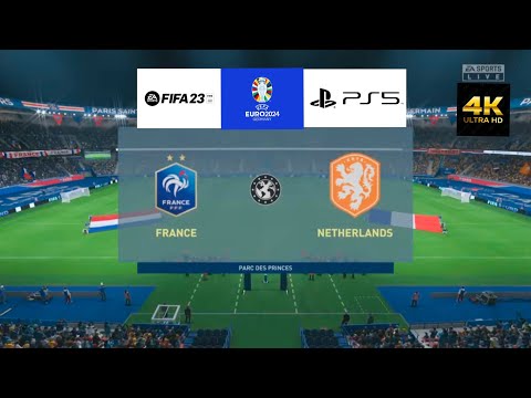 FIFA 23 - France Vs Netherlands | UEFA Euro 2024🇩🇪 Qualifiers 22/23 | PS5 Gameplay [4K60fps]