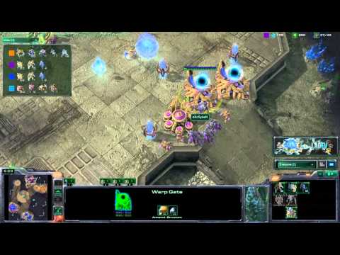 [2V2] MaximusBlack & Novawar VS Blimp & eXoSybeN G1 Part 1 -- Starcraft 2 [LAGTV]