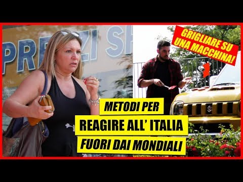 Metodi per Affrontare l’Assenza dell’Italia ai Mondiali 2018 - [Candid Camera] - theShow
