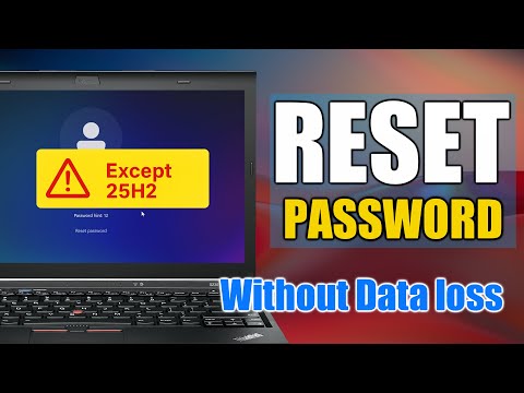 ✨Forgot your Password? Reset your Windows 8,10,11 Password / Without Data loss / Without Programs
