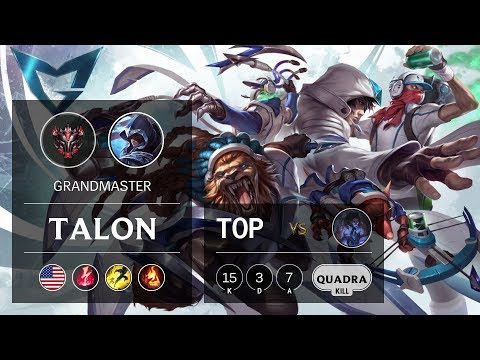 Talon Top vs Sylas - NA Grandmaster Patch 9.7