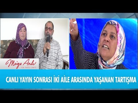 Canlı yayın sonrası iki aile arasında yaşanan tartışma - Müge Anlı İle Tatlı Sert 8 Kasım 2018