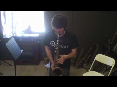 SaxQuest Mouthpiece Demo - Westcoast Sax MoFo II Tenor Saxophone Mouthpiece