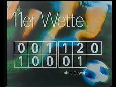 ZDF 04.10.1986 Lottozahlen, Ansage