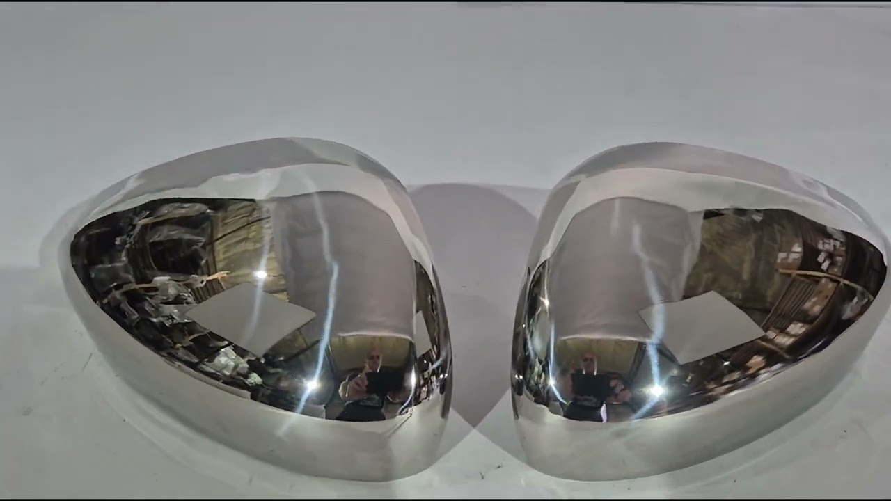 Citroen DS-4 2010-2015 Mirror Covers (2 pcs, Stainless Steel) Video 1