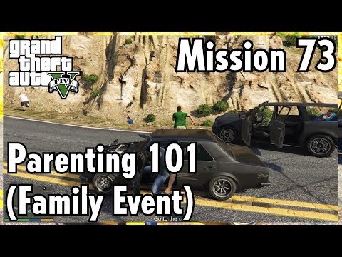 GTA 5 - Mission #72 - Parenting 101 (Optional Mission) [Gold Medal Guide - 1080p 60fps] || NMCGAMING