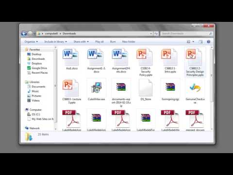 How to Put My Downloads Into One Folder on My Desktop : Windows & Computer Tips
