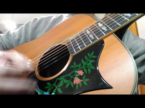 1970 Terada FW-943 Hummingbird Acoustic Guitar MIJ image 14