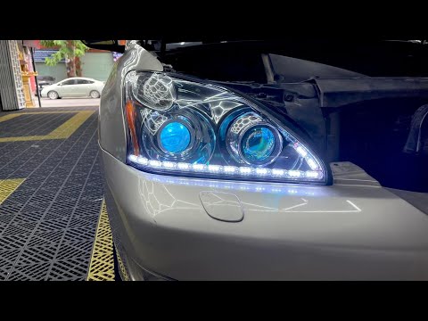 How to install headlight lens car RX 330