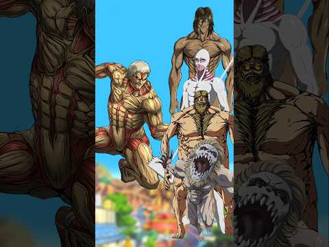 Armored Titan vs All Titan's #reiner #titan #attackontitan