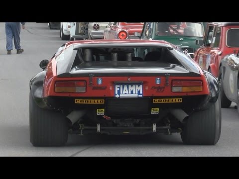 What a Sound! Four De Tomaso Pantera and Mangusta at Arosa Classic Car 2015