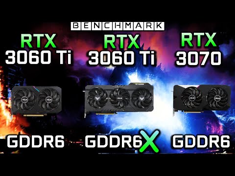 RTX 3060 Ti vs RTX 3060 Ti GDDR6X vs RTX 3070 / Test in 7 Games / Benchmark / QHD