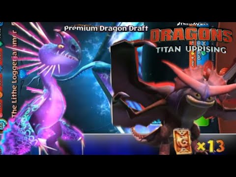 Dragons Titan Uprising - Opening  ×13  premium Dragon Drafts