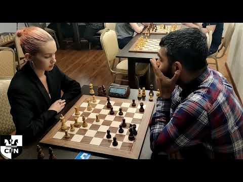 L. Melnikova (1364) vs E. Gyulaliev (new). Chess Fight Night. CFN. Blitz