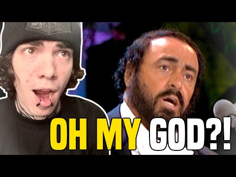 GEN Z PRODUCER/METALHEAD First Time Reaction to Luciano Pavarotti - Nessun Dorma Live