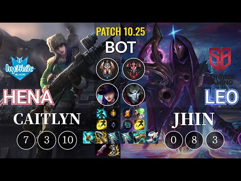 hyF Hena Caitlyn vs SB Leo Jhin Bot - KR Patch 10.25