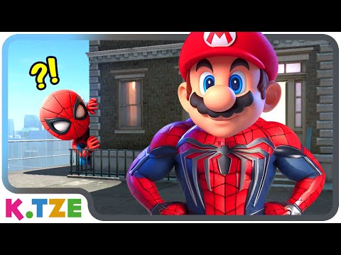 Mario Wants to be like SPIDERMAN 🕸😍 Super Mario Odyssey Story