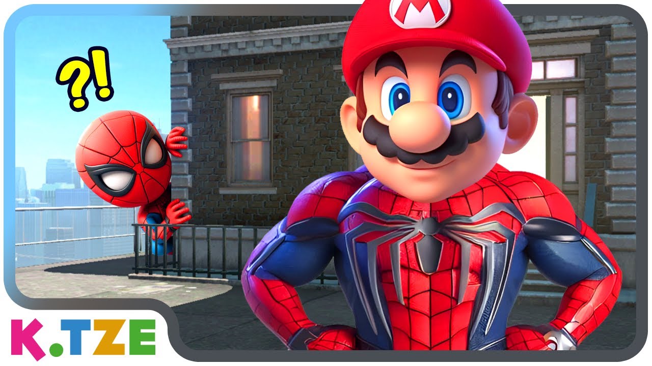 Mario Wants to be like SPIDERMAN 🕸😍 Super Mario Odyssey Story