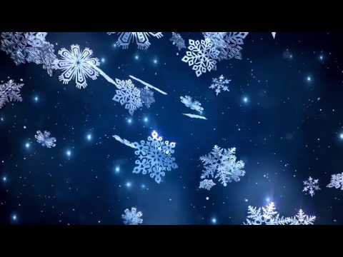 ФУТАЖ Снежинки