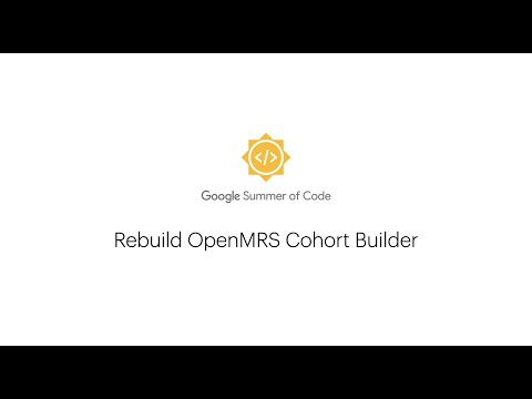 GSoC 2022- Rebuild OpenMRS Cohort Builder