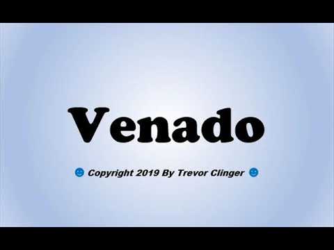 How To Pronounce Venado (Spanish For Venison)