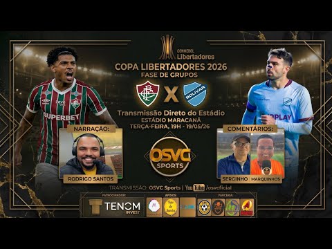 FLUMINENSE X BOLÍVAR AO VIVO | DIRETO DO MARACANÃ 🏟️🔥 | CONMEBOL LIBERTADORES | FASE DE GRUPOS 📱