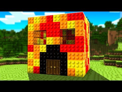 Extreme LEGO Lucky Block Build BATTLE! - Minecraft Mods