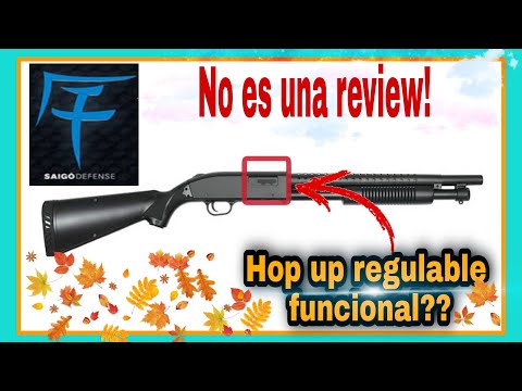 Escopeta Saigo de muelle. Hop up funcional?? Abriendo la réplica sin experiencia. 1ª Parte