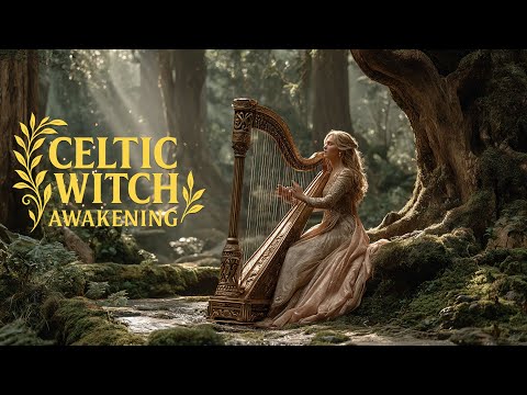 Celtic Witch Awakening – Enchanting Harp Music & Mystical Female Vocals in the Forest 🌿✨