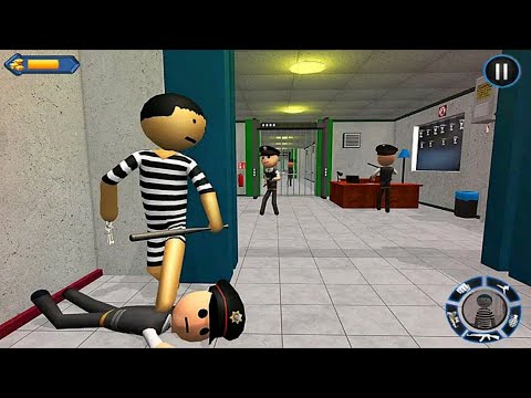 Grand Stickman Police Hero Crime City Jail Break: Play As Policeman - Android Gameplay
