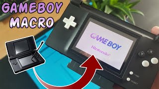 I Made My First Gameboy Macro Using a Nintendo DS Lite