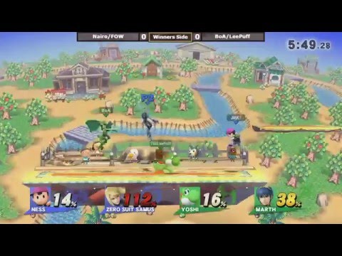 2GGT: FOW Saga - FOW/Nairo (Blue) Vs. BoA/LeePuff (Green) Winners Side - Smash Wii U