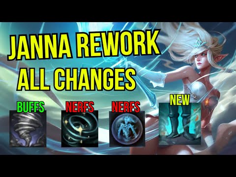 Janna Rework - All Changes | League of Legends