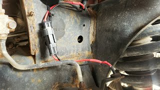FIXED - Nissan Titan Armada Xterra 4x4 - ABS and Slip light, 4x4 won't engage. ABS sensor connector