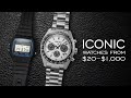 Iconic Watches From $20 to $1,000 - Over 10 Watches Mentioned