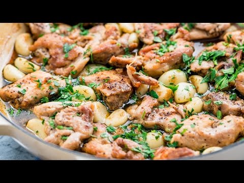 Chicken with 40 Cloves of Garlic