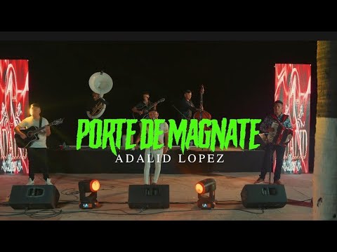 Porte de magnate letra - Adalid Lopez