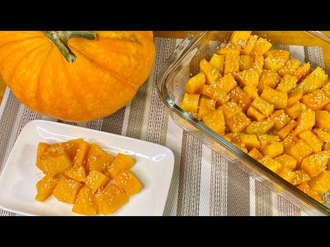 Baked pumpkin with sesame seeds and honey | How to make baked pumpkin