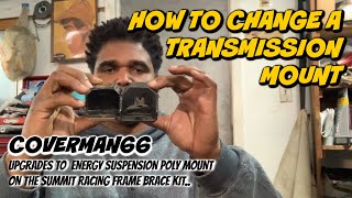 How To Change A Transmission Mount(To Energy Suspension Polyurethane) #t56 #transmission #diy #howto