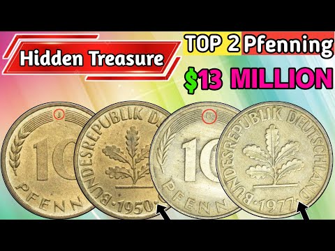 Top 2 Most Valuable Ultra Rare Error Coin Germany 10 Pfennig Worth Big Money Don't Spend These!