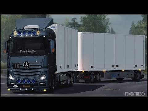 Mercedes Actros MP4 Valhein Edit With Tandem + ALL DLC Ready | Euro Truck Simulator 2 (ETS2 1.32)