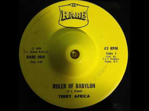 Terry Africa - Ruler Of Babylon + DUB 