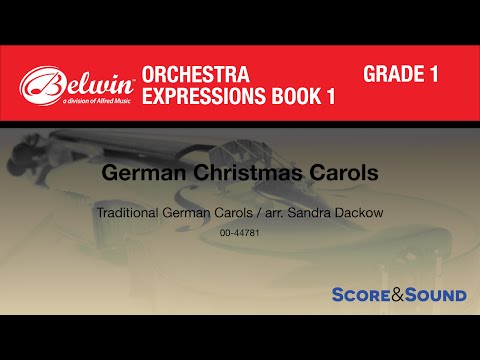 German Christmas Carols arr. Sandra Dackow - Score & Sound